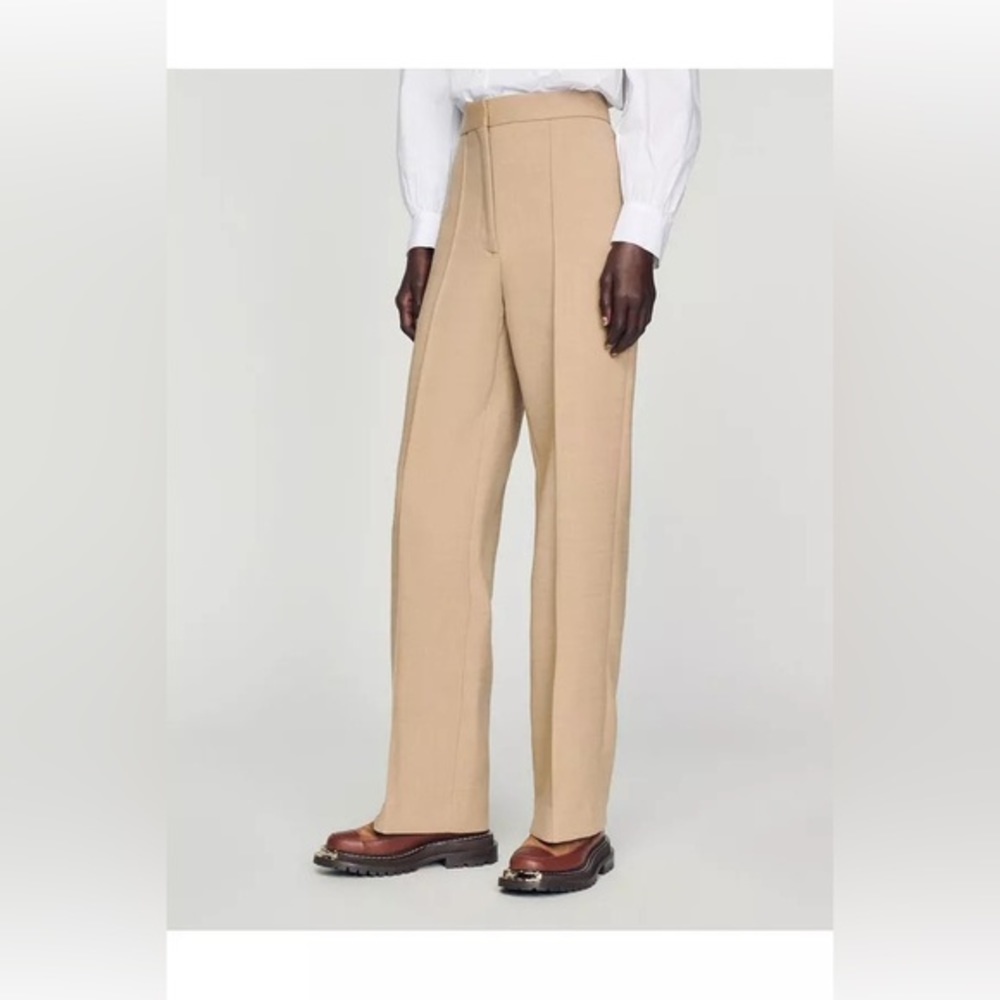 Sandro Straight-Leg Pants